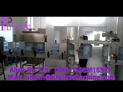 Máquina embotelladora de agua de 5 galones con inserción de bolsa elevadora