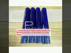 5 galones de agua mineral galones de botella de mascotas soplado preforma 55mm Cuello 20 litros de plástico