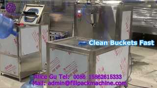 2112 L5 Ucrania Enjuagadora interna semiautomática de estación única de cinco galones con cucharón de alta presión