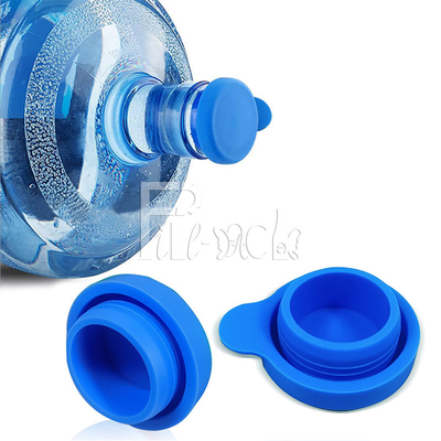 Los casquillos reutilizables del silicón del agua de 5 galones no rematan ninguna cubierta de la tapa del chapoteo para la botella proveedor