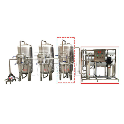 Cadena de producción plástica del agua mineral de la botella 4000BPH Monoblock 2L que aclara capsular de relleno proveedor