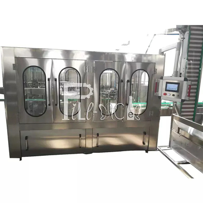 Cadena de producción plástica del agua mineral de la botella el capsular de relleno de enjuague de 6000BPH 18-18-6 proveedor