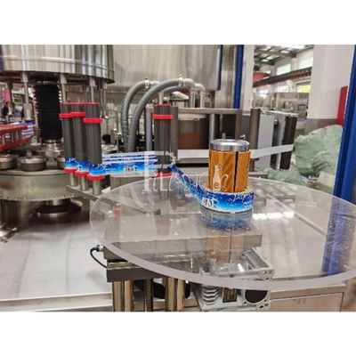 Aplicador caliente de la etiqueta del equipo de la máquina de etiquetado del derretimiento del pegamento de OPP del rotulador rotatorio de la botella para la fábrica plástica del agua de botella proveedor