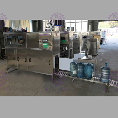 Línea de relleno control del galón 5m m llano automático 120BPH del PLC proveedor