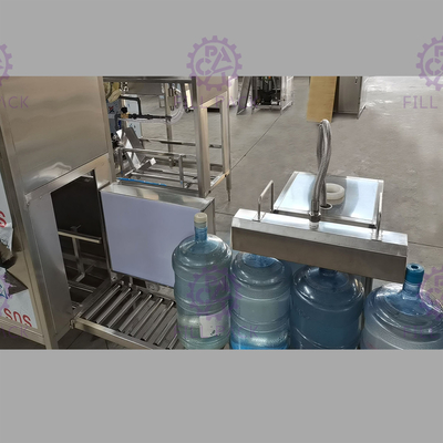 Línea de relleno control del galón 5m m llano automático 120BPH del PLC proveedor