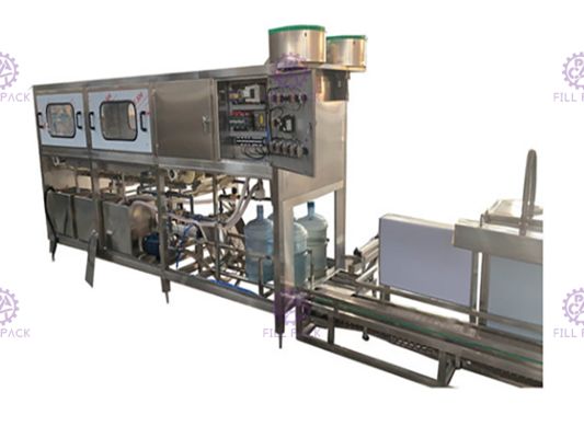 control automático del Plc 100bph máquina de rellenar de 5 galones para el agua potable proveedor