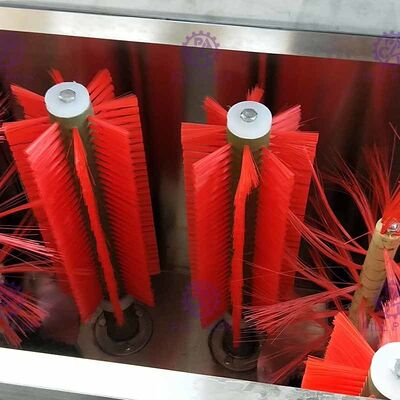 Máquina semi auto de la lavadora del cepillo de la decapsuladora del barril de 5 galones con la estación doble proveedor