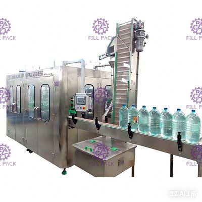 3L / línea mineral agua pura 3 de la máquina de embotellado 5L/10L en 1 1000BPH plástico 7.5KW proveedor