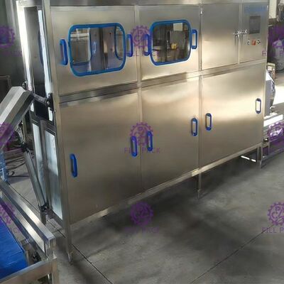 SUS de alimentación de elevación 304 del auto línea de relleno del galón de 120 BPH proveedor