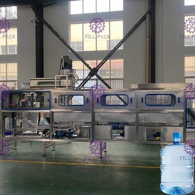 Agua potable máquina de rellenar de 5 galones con el transportador de Rollor proveedor