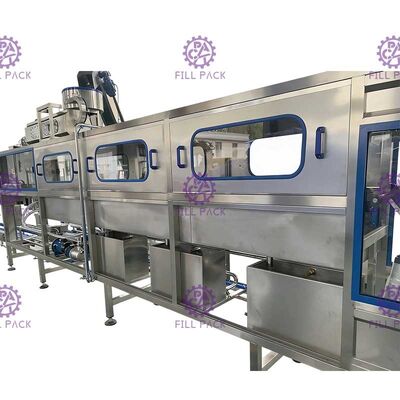 Un 3 lavados puros de la máquina de rellenar del agua de botella del galón 200BPH del camino/del agua de la línea/de la unidad proveedor