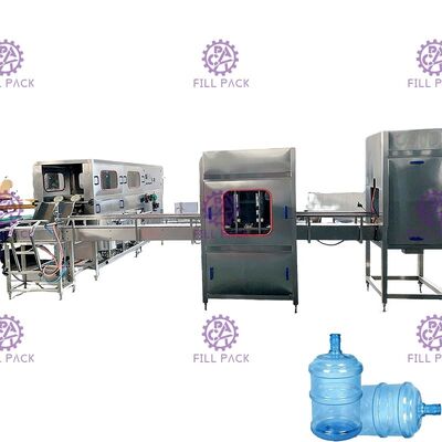 SUS 316 Monoblock de 300 BPH embotelladora del agua de 5 galones proveedor