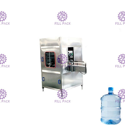 Planta de agua del galón de la conexión de tubo del SUS 304 300 BPH proveedor