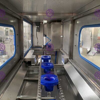 120BPH 5 cadena de producción del relleno del agua embotellada de la máquina de rellenar del agua mineral del agua de la bebida del galón 18.9L proveedor