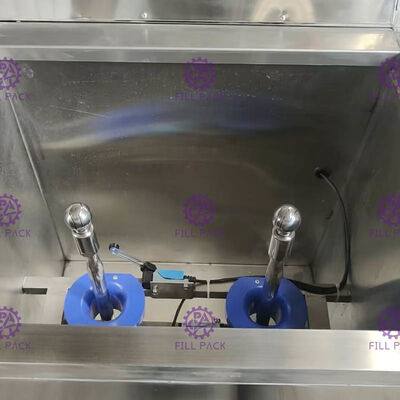 Lavadora de botellas de acero inoxidable de 3 galones BSC-2 con ventana de control proveedor