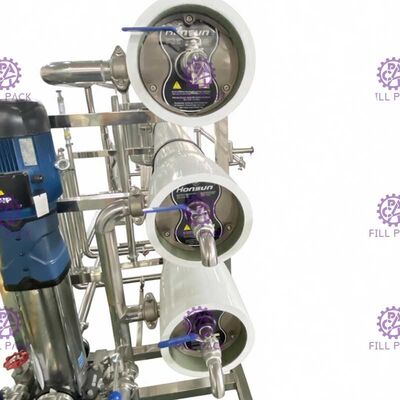 Línea de embotellamiento del agua planta hueco del RO de la filtración 4000 LPH de la fibra proveedor