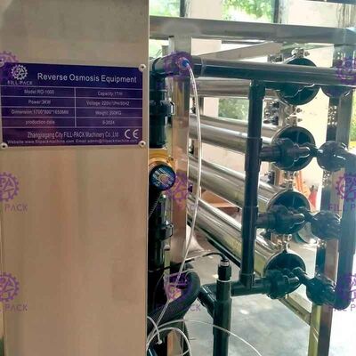 FRP pre filtra la máquina del tratamiento de aguas de la ósmosis reversa 500LPH proveedor