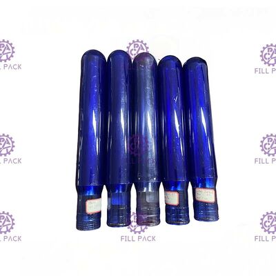 Alto objeto semitrabajado de la botella del ANIMAL DOMÉSTICO del cuello de la transparencia 55m m proveedor