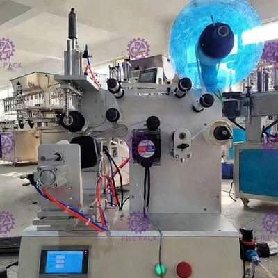 Rotulador adhesivo semiautomático del equipo de la máquina de etiquetado de la etiqueta engomada para los lados cuadrados de la botella 3 o el círculo de la botella redonda proveedor