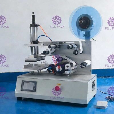 El rotulador plano de la botella del cuadrado semiautomático sacude el solo equipo adhesivo de la máquina de etiquetado de la etiqueta engomada de los lados laterales o dobles proveedor