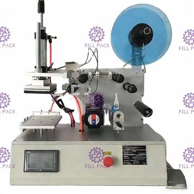 El rotulador plano de la botella del cuadrado semiautomático sacude el solo equipo adhesivo de la máquina de etiquetado de la etiqueta engomada de los lados laterales o dobles proveedor