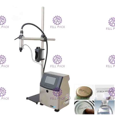 220V 50HZ 100W línea automática de inyección de tinta para botellas de bebida proveedor