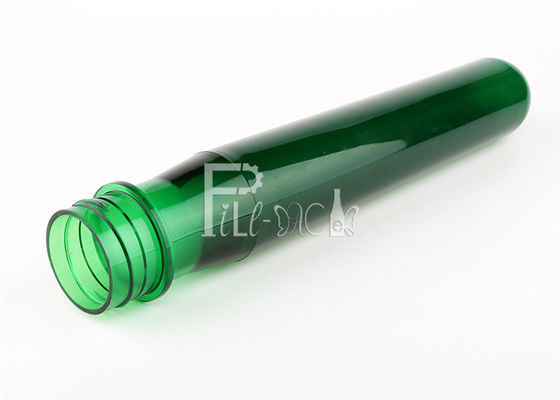 Alto objeto semitrabajado de la botella del ANIMAL DOMÉSTICO del cuello de la transparencia 55m m proveedor