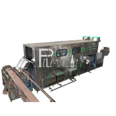 Planta de agua del galón de 3400*1000*1750 SUS304 18.9L 300 BPH proveedor