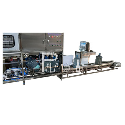 máquina de rellenar del galón de 270×490m m con el túnel del encogimiento de la etiqueta proveedor