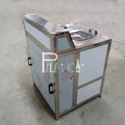 Decapsuladora semi auto y cepillar el pequeño limpiabotellas 200BPH con la ventana de comprobación proveedor
