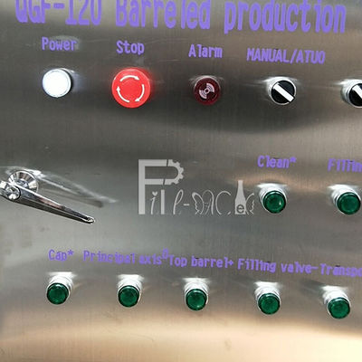 QGF-120 que se lava caliente auto máquina de rellenar de 5 galones proveedor