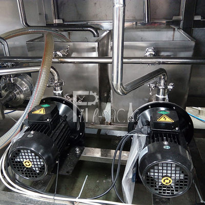 Fila doble que aclara la planta de agua del galón de SUS304 300 BPH proveedor