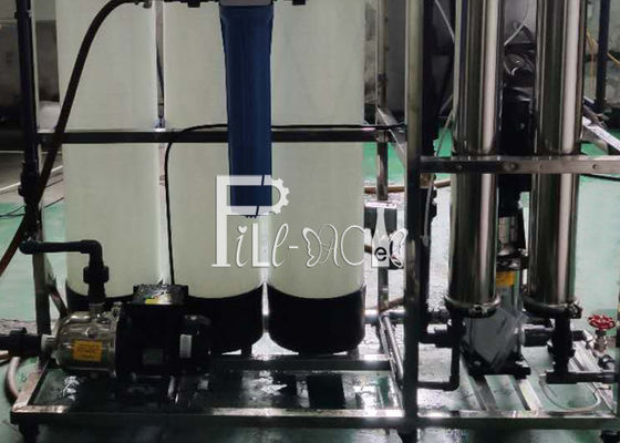 FRP pre filtra la máquina del tratamiento de aguas de la ósmosis reversa 500LPH proveedor