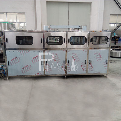 Planta de agua del galón de 3400*1000*1750 SUS304 18.9L 300 BPH proveedor