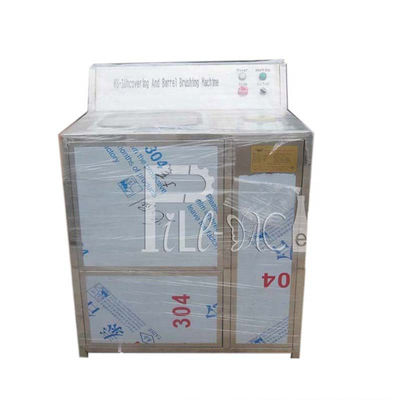 Decapsuladora semi auto y cepillar el pequeño limpiabotellas 200BPH con la ventana de comprobación proveedor