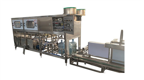 control automático del Plc 100bph máquina de rellenar de 5 galones para el agua potable proveedor