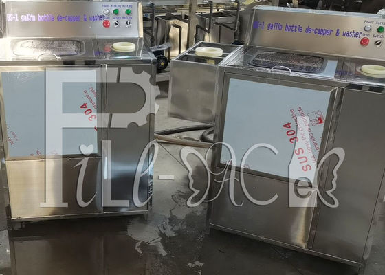 Semiauto 250BPH lavadora de la decapsuladora de la botella de 5 galones proveedor