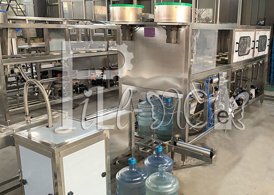 300bph máquina de rellenar del agua del barril del PLC del tambor de 5 galones automática proveedor