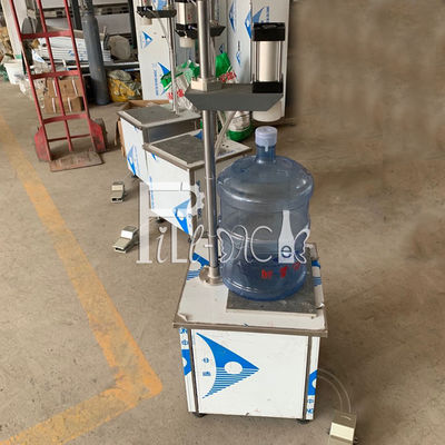 Máquina que capsula del galón del Plc 450m m del manual de la botella automática del animal doméstico proveedor