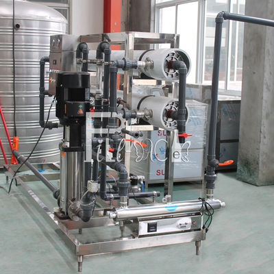 Válvula auto de la operación Sus304 que bebe la máquina del tratamiento de aguas del Ro 4000lph proveedor
