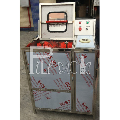Estación semi auto de la alimentación manual de la lavadora de Rinser de la botella de 5 galones sola con SUS304 lleno proveedor