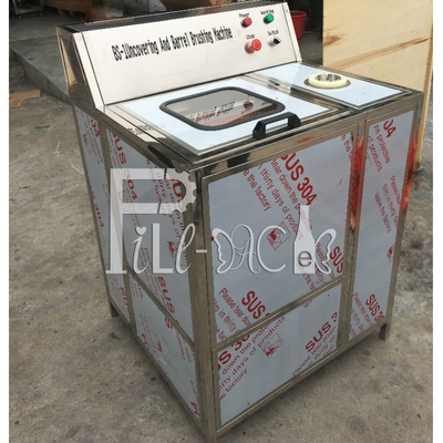 Estación semi auto de la alimentación manual de la lavadora de Rinser de la botella de 5 galones sola con SUS304 lleno proveedor