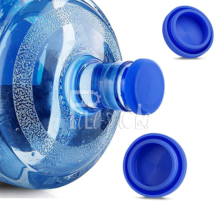 Los casquillos reutilizables del silicón del agua de 5 galones no rematan ninguna cubierta de la tapa del chapoteo para la botella proveedor