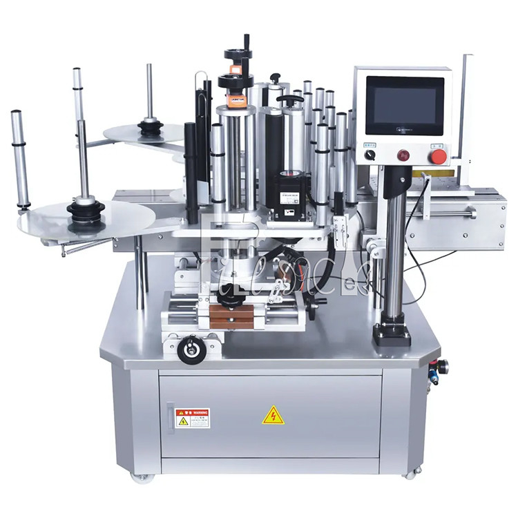 Equipo adhesivo lateral doble formado especial de la máquina de etiquetado de la etiqueta engomada del rotulador de la botella de la botella plana automática del cuadrado proveedor