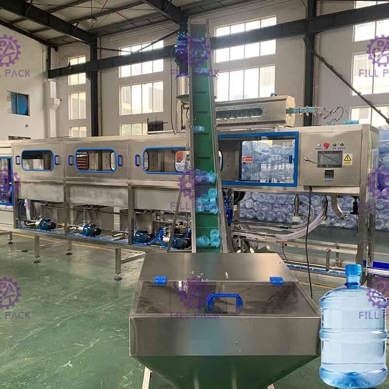 SUS304 5 máquina de rellenar del agua del barril del galón 200BPH proveedor