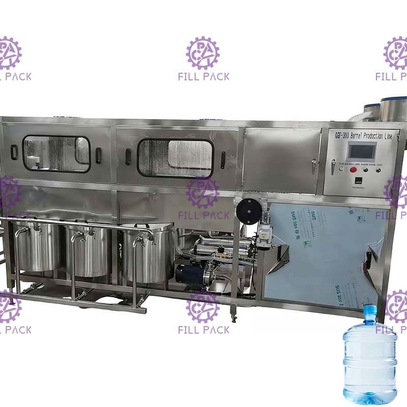 300bph máquina de rellenar del agua del barril del PLC del tambor de 5 galones automática proveedor