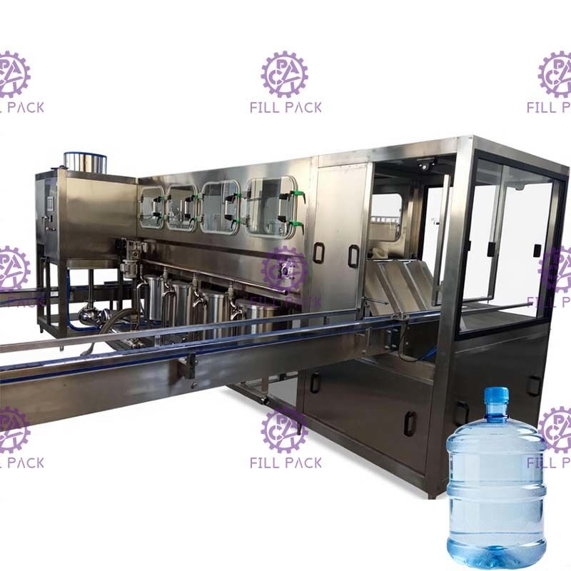 Botella automática llena conducida eléctrica de 450BPH 20L máquina de embotellado de 5 galones para el agua mineral proveedor