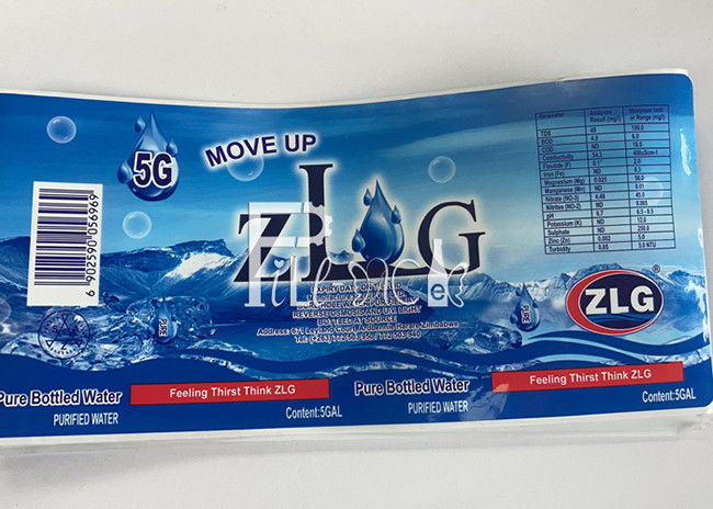 Materiales consumibles de la planta de agua del galón de la etiqueta adhesiva de la botella proveedor