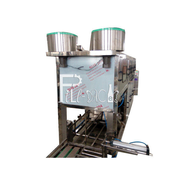 Dos cabezas de relleno 19 litros 300 de BPH de planta de agua del galón proveedor