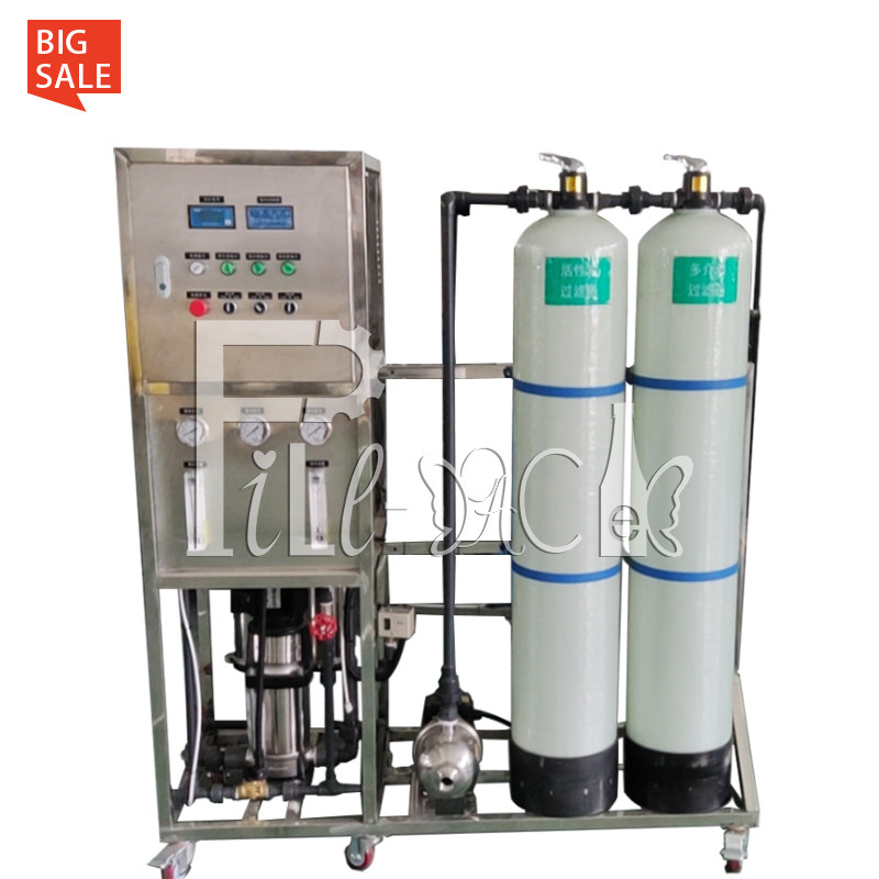 Máquina mineral de consumición pura del purificador del agua del RO del tratamiento de aguas 500LPH proveedor